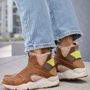 Nike Air Huarache Run Mid Umber Brown Women’s Size 7 Sneakers